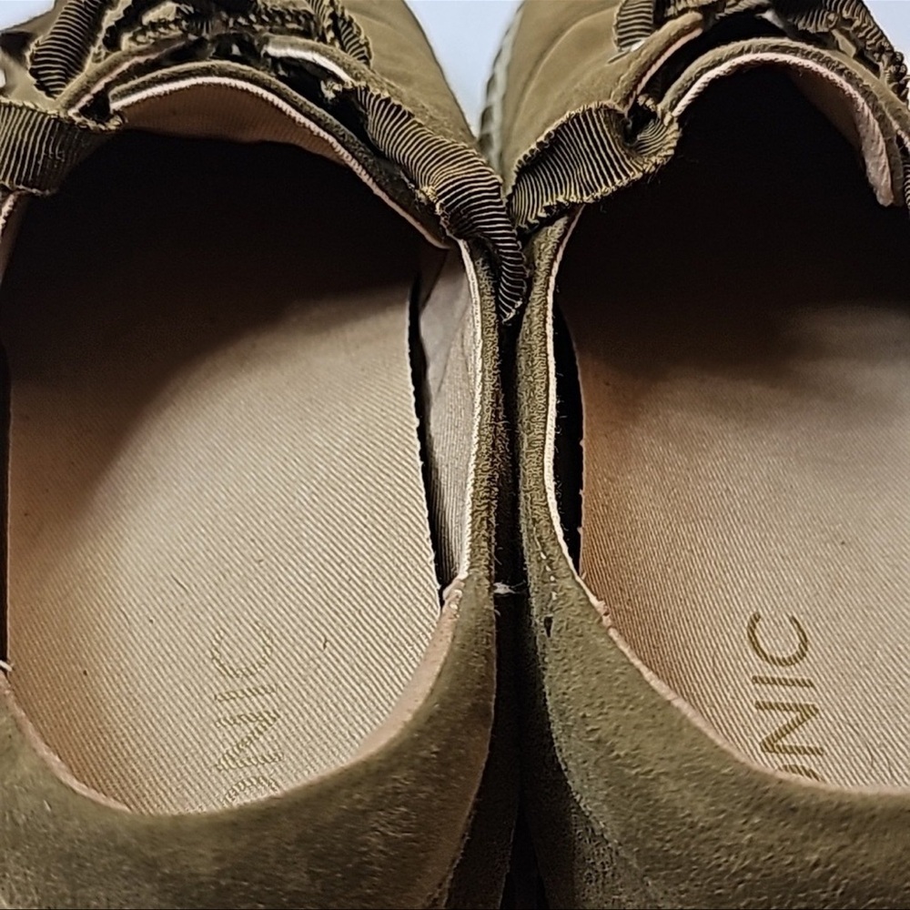Vionic Suede Lace-Up Espadrilles Sandy Olive - Picture 7 of 12